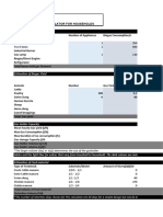 BIOGAS CALCULATOR For A Floating Dome Biodigester