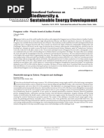 Biodiversity & Sustainable Energy Development: International Conference On