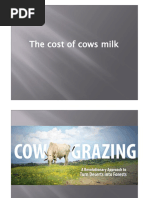 The Cost of Cows Milk