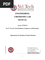 Engineering Chemistry Lab Manual