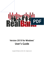 RealBand User's Guide