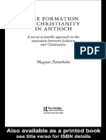 M Zetterholm-The Formation of Christianity in Antioch A Social-Scientific Approach To The Separation Between Judaism and CH PDF