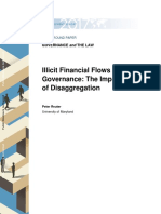 Illicit Financial Flows and Governance: The Importance of Disaggregation