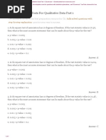 Statistics Mcqs - Tests For Qualitative Data Part 1: Examrace