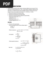 Design of Square Footing