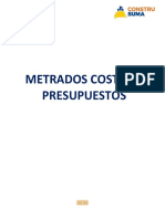 Metrados Costos Y Presupuestos