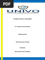 Dimensiones de Los Contenidos PDF