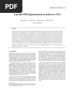 A Parallel SPH Implementation On Multi-Core Cpus: (1981), Number 0 Pp. 1-12