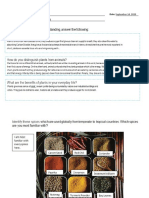 Botany Activities in Module 1 and 2