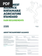 2020 Sustainable Agriculture Standard - Farm Requirements - Rainforest Alliance PDF