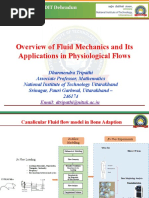 Overview of Fluid Mechanics and Its Applications in Physiological Flows