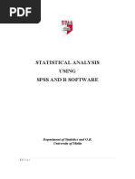 Statistical Analysis Using SPSS and R - Chapter 1 To 3 PDF