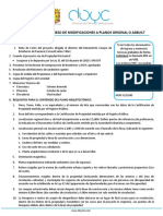 Requisitos P.O Modificado o Asbuilt