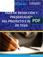 Guia de Redacción y Presentación de Tesis - Epg Uct PDF