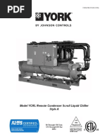 Model YCRL Remote Condenser Scroll Liquid Chiller Style A: FORM 150.27-EG1 (1210)