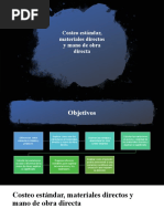 Costeo Estánda Materiales Directos y Mano de Obra Directa