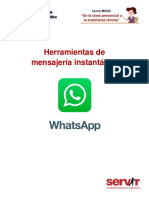 Herramientas de Mensajería Instantánea - WhatsApp PDF