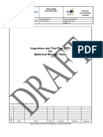 Inspection and Test Plan (ITP) For Spherical Storage Tanks: Dehloran Olefin Plant