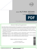 2020 Altima Owner Manual PDF