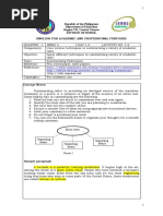 Republic of The Philippines Department of Education Region VII, Central Visayas Division of Bohol English For Academic and Professional Purposes