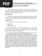 MFM-103 Balance of Payment-Current Scenario