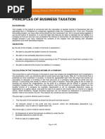 Principles of Business Taxation: Taxation Framework - © E-Learning Product 2010 (ICTA Graduate School)