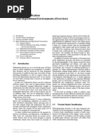 Basin Classification and Depositional Environments (Overview)