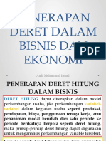 Aplikasi Deret Dalam Bisnis Dan Ekonomi