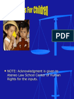 Laws On Children (Updated)