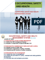 Topic 2: Occupational Safety and Health Management System