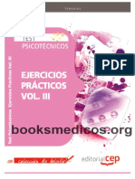 Test Psicotecnicos Ejercicios Practicos Vol III