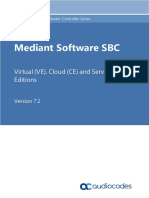 Mediant Software SBC Users Manual Ver 72