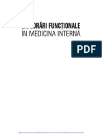 Explorari Functionale in Medicina Interna