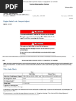 C11 Valve Lash Settings (Tappet Settings)