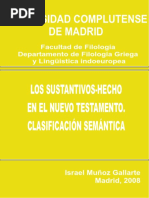 Muñoz Gallarte, Israel - Los Sustantivos Hecho en El Nuevo Testamento PDF