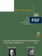 Fermi Dirac Statistics