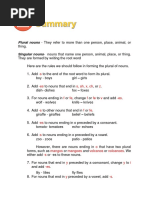 Plural Nouns - They Refer To More Than One Person, Place, Animal, or