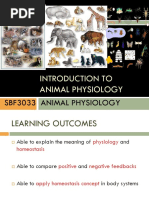 Introduction To Animal Physiology