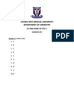 CH 1002 Test 1 MK Answers