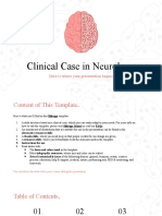 Clinical Case in Neurology by Slidesgo