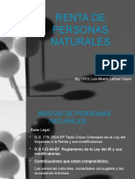 Rentas de Personas Naturales