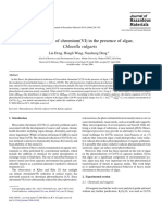 Photoreduction of Chromium (VI) in The Presence of Algae,: Chlorella Vulgaris