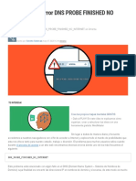 Cómo Arreglar Error DNS PROBE FINISHED NO INTERNET