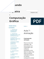 Aula 7 - Animação - Prof Fernando de Siqueira - Computação Gráfica