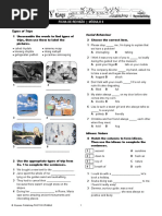 Vocabulary: Ficha de Revisão - Módulo 3