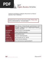 Analysis and Design of Regular Structures For Robust Dynamic Fault Testability