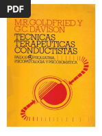 Goldfried & Davidson - Técnicas Terapéuticas Conductistas PDF