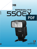 Canon Speedlite 550EX User Manual