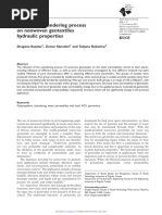 Impact of Calendering Process On Nonwoven Geotextile Hydraulic Properties