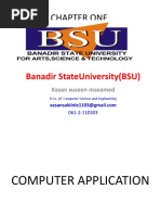 Chapter One: Banadir Stateuniversity (Bsu)